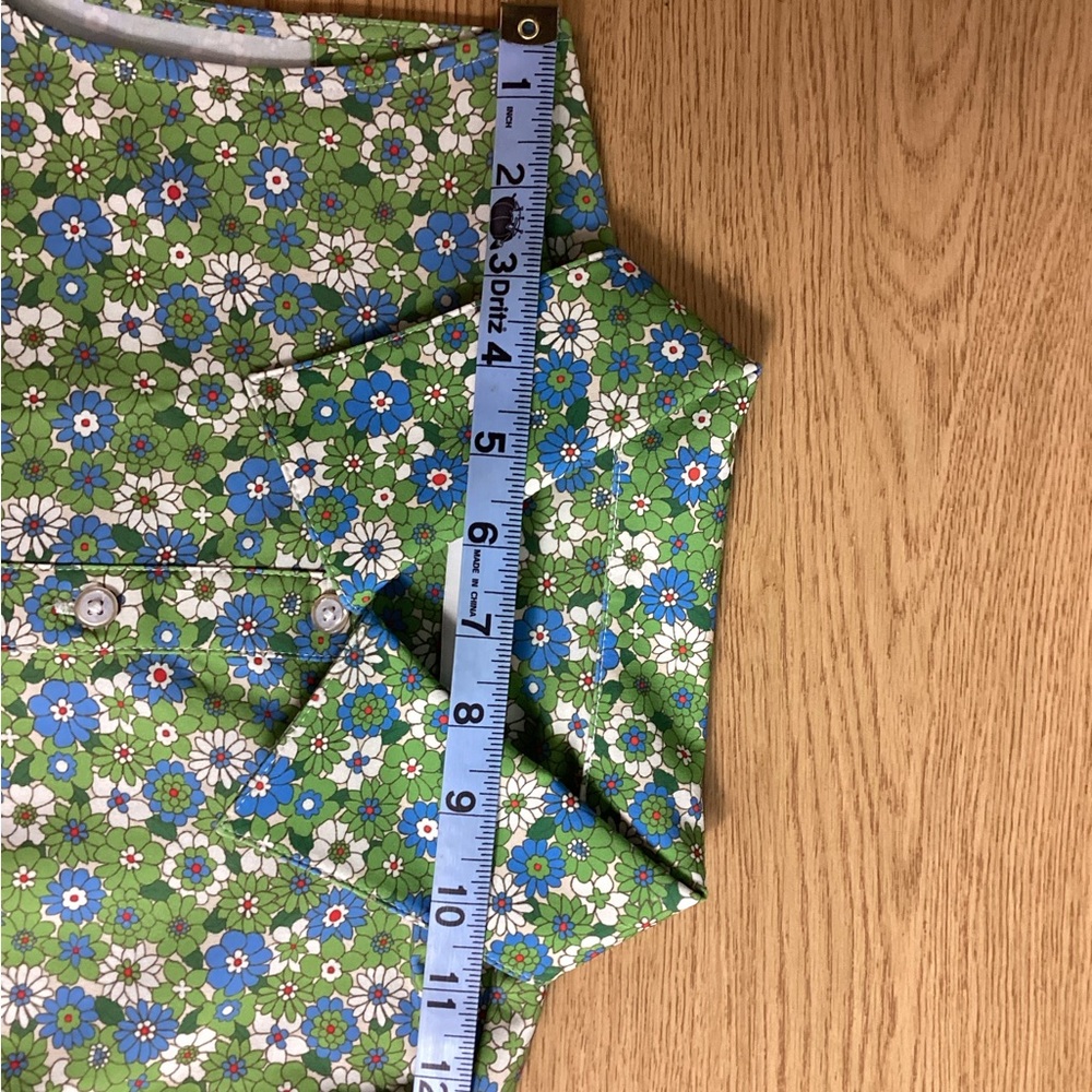 NWT Tory Burch Vintage Bouquet Printed Performance Pleated Golf Dress; Size: S - Picture 13 of 15